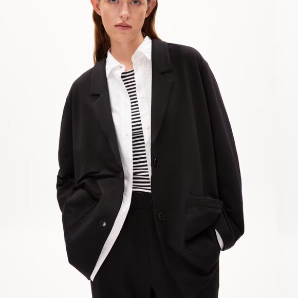 ArmedAngels Relaxed Fit Jersey Blazer - Picture 7 of 8